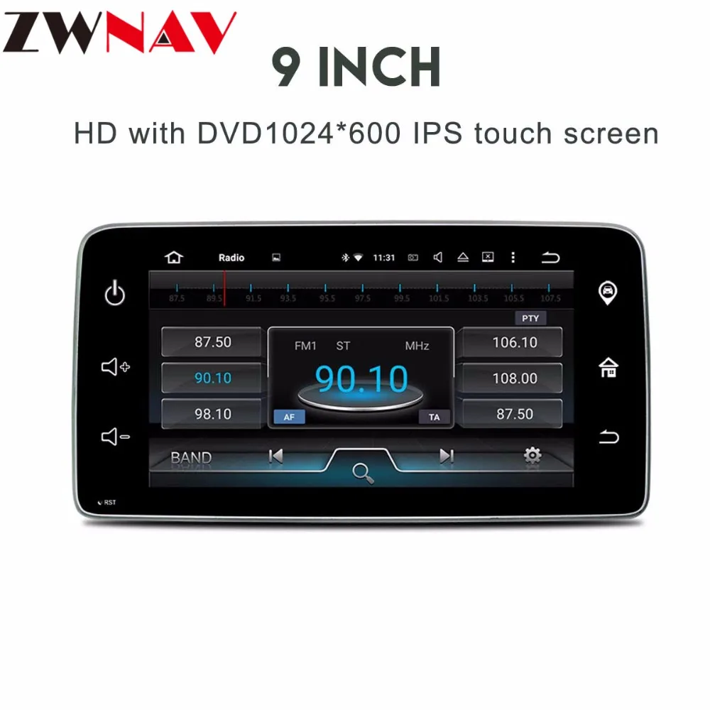 Octa core Android 8.0 Car multimdia player head unit For Mercedes Benz Smart 2015 2016 2017 GPS Navigation Radio WiFi autostereo