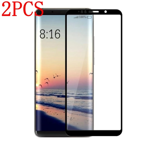 Закаленное стекло с полным покрытием для Xiaomi Mi 6X 2 шт. защитная пленка экрана Mi6X A2