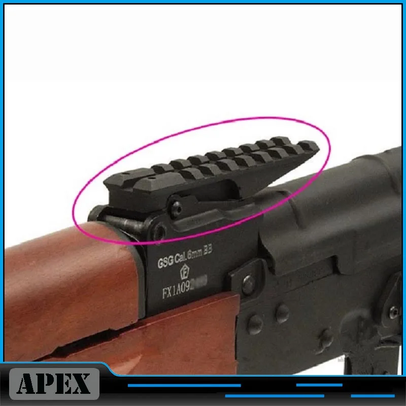 Новинка тактическое заднее крепление Weaver Rail для серии AK Airsoft электрический