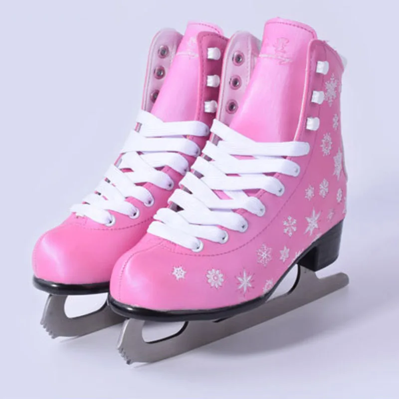 Japy Skate ледяной скейт обувь для трюков взрослый ребенок розовый/синий Ледовые