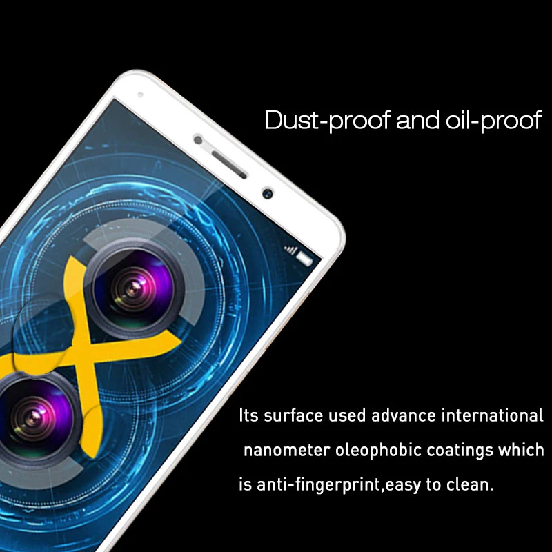 Экран протектор чехол для Huawei Honor 6x закаленное Стекло 6C Pro 6A 6 х C CPro 6a 6c Защитная