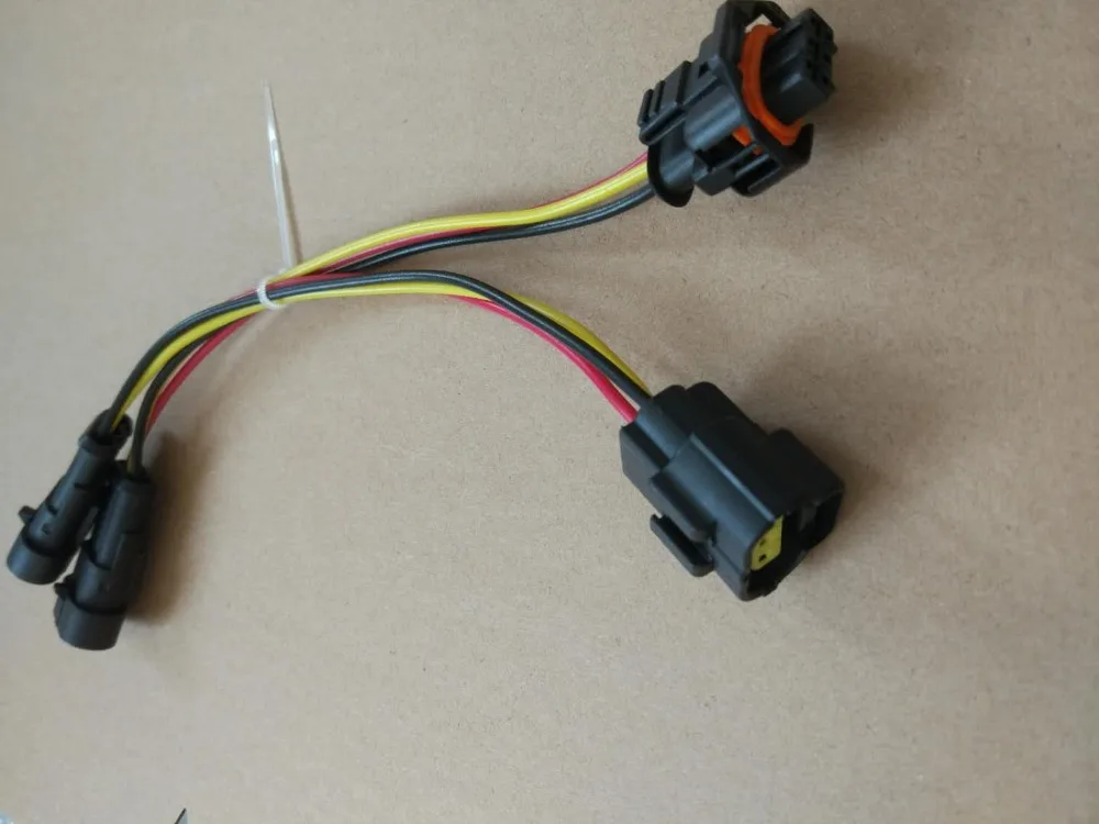 

Diesel high pressure common rail sensor male plug, rail pressure sensor plug for Bosch sensor