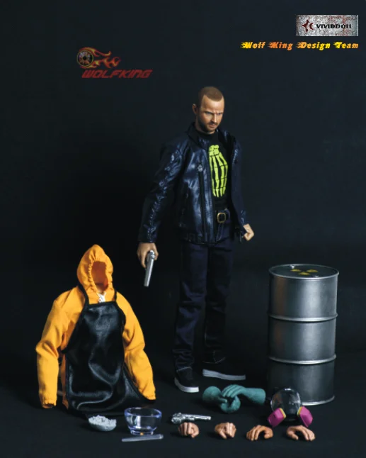 

[ESTARTEK] WOLFKING WK89003A 1/6th Breaking Bad Pinkman Chemical Partner 12" Collectible Action Figure DIY