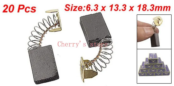 

20 Pcs Carbon Brushes for Makita CB-153 Saw 6.3mm x 13.3m x 18.3mm