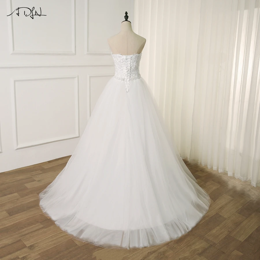 ADLN Принцесса Милая Свадебные платья с корсетом Vestidos de Novia белый/слоновая кость
