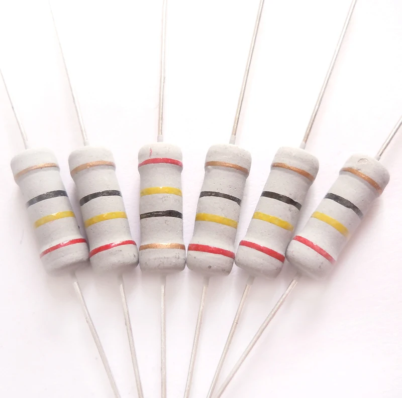 

2w 24 ohm 24R ohm 24r ohm 100% Original New Fixed Resistor Metal Oxide Film Resistors Resistance +/- 5% (200pcs)