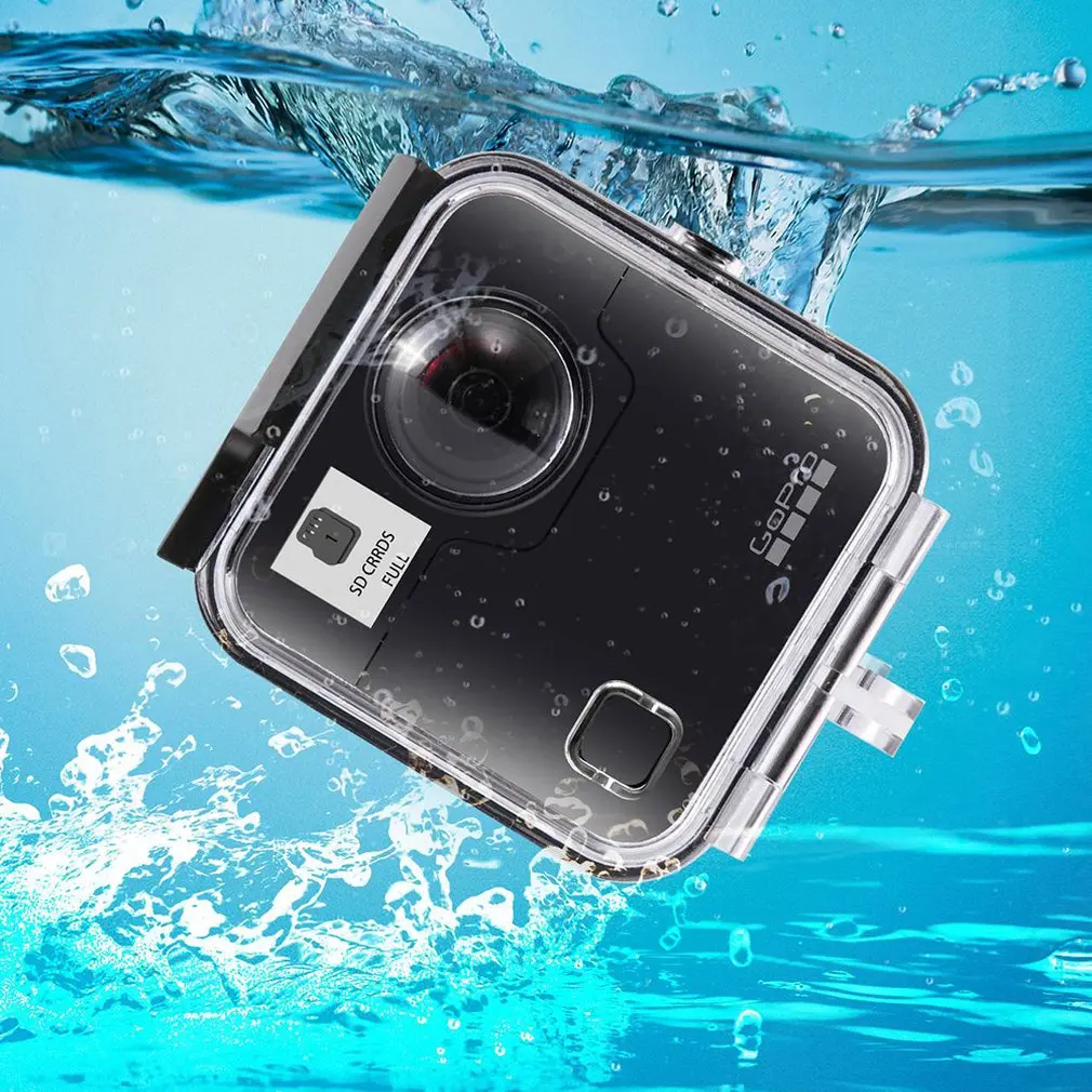 

Underwater 45M Waterproof Case Housing Diving protective shell cover For GoPro Fusion 360 water sports Action Camera