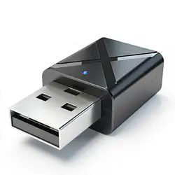 Мини для автомобиля Музыка USB беспроводной высокое Скорость Aux широкий Совместимость ТВ BT5.0 стерео приемник bluetooth передатчик адаптер