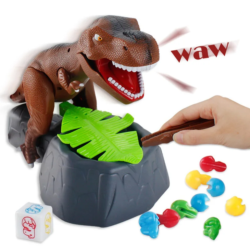 

2018 Biting Hand Dinosaur Funny Electric Dinosaur Game Toy Make Sound Biting Finger Dinosaur Trick Toy Funny Toys Dinosaur