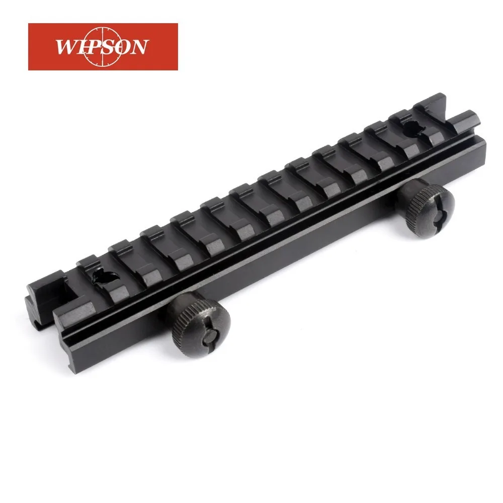 WIPSON AR Riser Mount Weaver Picatinny High Profile See Thru 20 мм с 13 слотами Weaver Picatinny Rails пистолет страйкбол пистолет Huntin