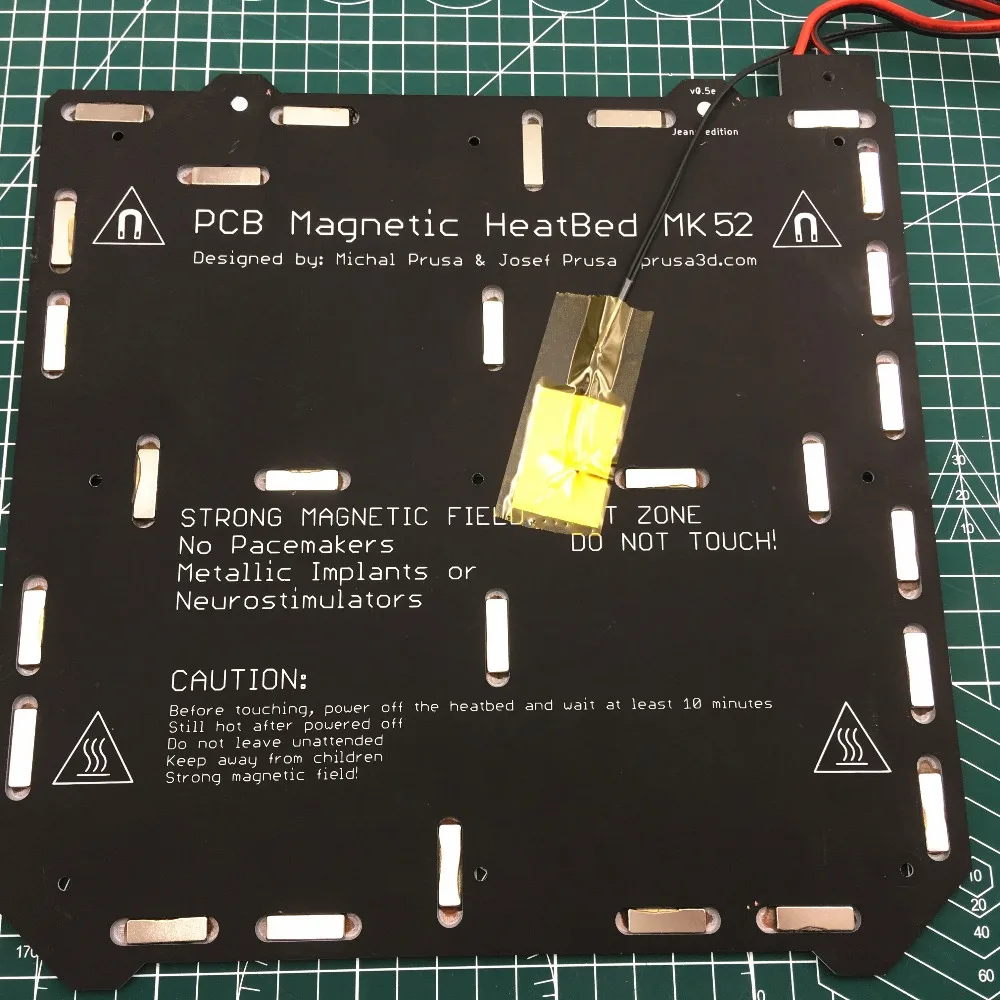 24 В MK3 Магнитный тепловой стол MK52 печатная плата толщиной 3 мм для DIY Prusa 3D принтер