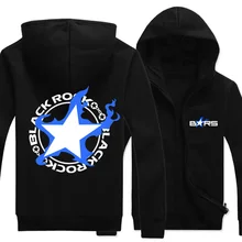 [XHTWCY] Черный Рок Шутер аниме косплей костюм кофта с капюшоном