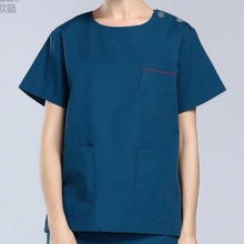 Мужской костюм медика наборы больничный доктор униформа медсестры стоматологическая клиника короткий рукав костюм медика s Nanou LX03