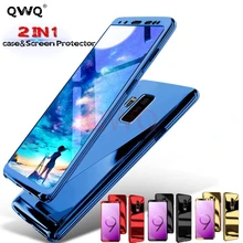 

Plating Full cover For Samsung Galaxy A7 A5 2017 Case Mirror case For Samsung J7 J5 2017 J5 pro back cover & Screen Protector