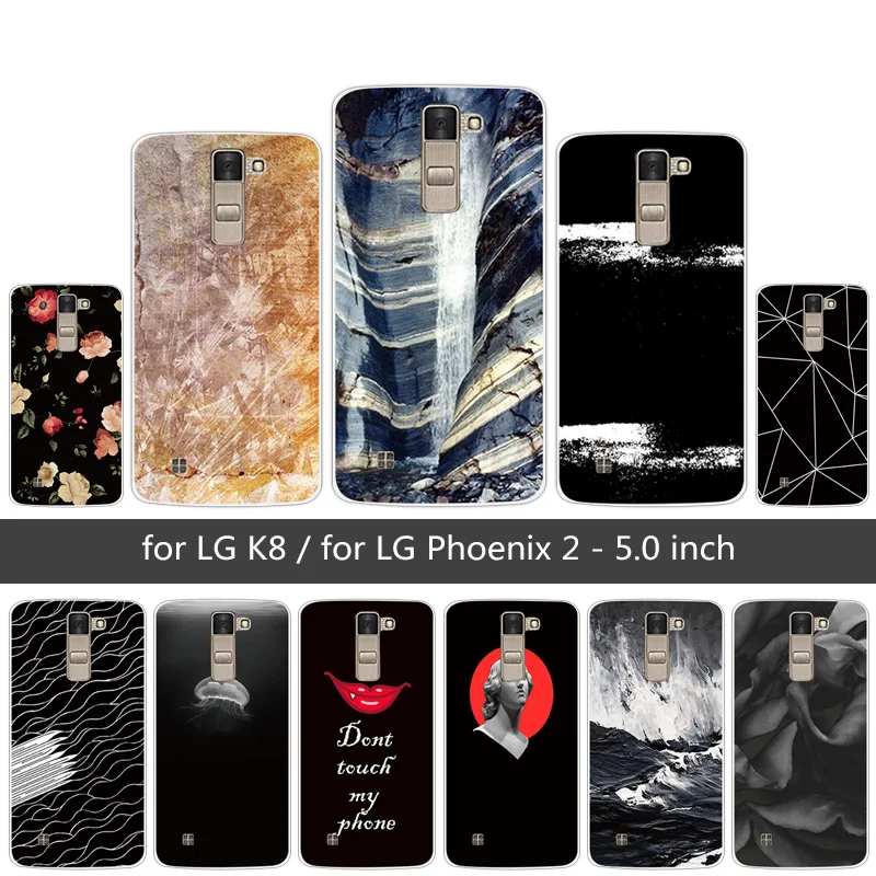 Чехол для LG K8 5 0 &quotзадняя крышка телефона Phoenix 2 Escape 3 прозрачный силиконовый
