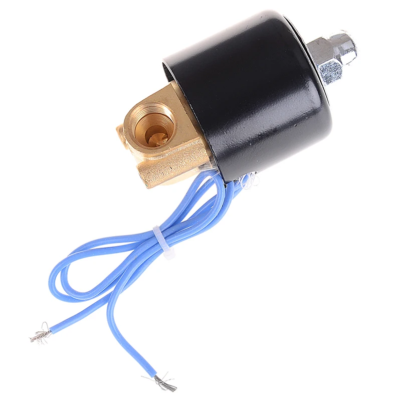 1/" DC 12 В пневматический клапан Электрический электромагнитный клапан для воды масло воздуха газа