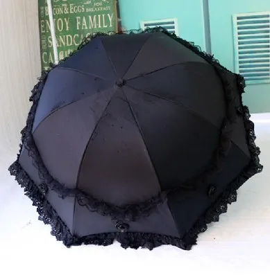 MRIDEA Retro Sunny and Rainy Umbrella Lace Vintage Umbrella Rain Women Travel Business Wife Girlfriend Gift - Цвет: D