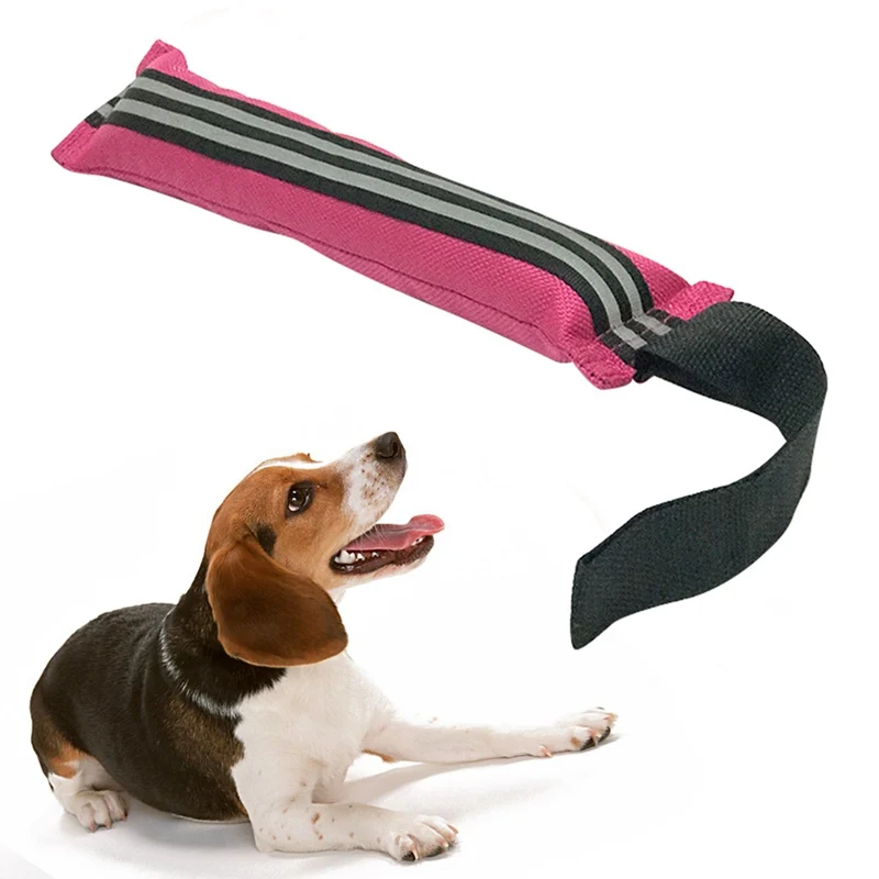 

Pet Dog Outdoor Universal Puppy Dog Training Toy Reflective Training Chew Belt Durable Interactive Pull Bite Toy Equipment