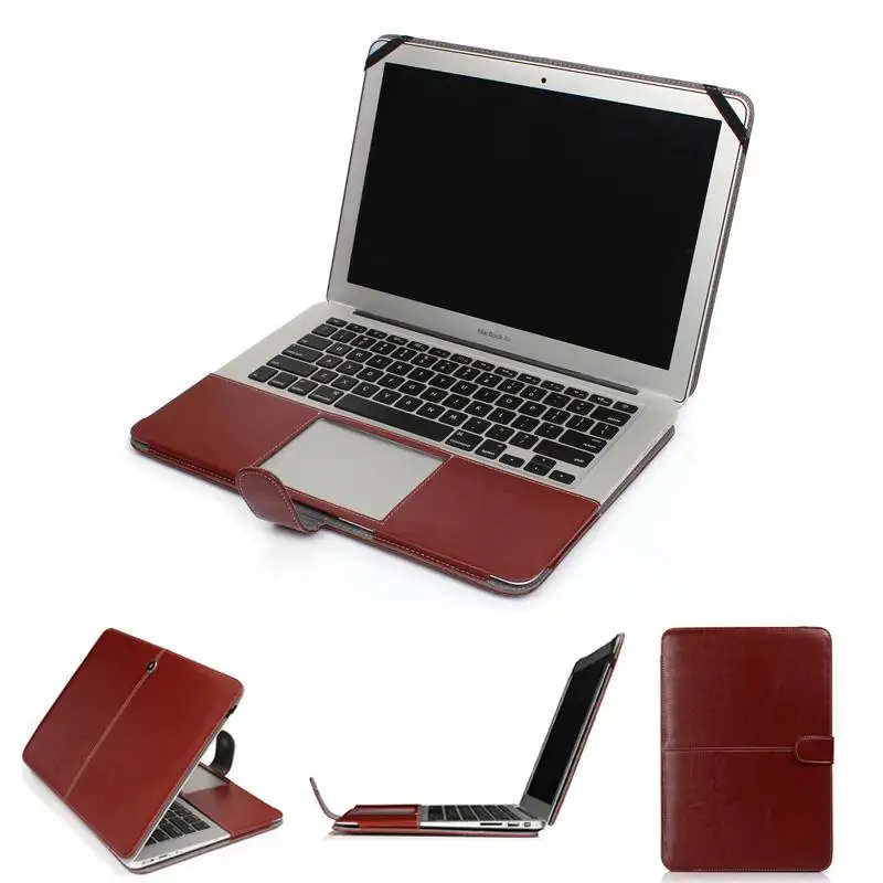 XSKEMP Anti Explosion Pu Leather Laptop Case Cover Shell For Apple