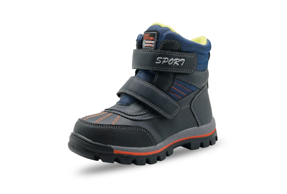 Apakowa/зимние ботинки для мальчиков; для маленьких детей; для альпинизма; для катания на лыжах; шерстяные ботильоны; детская спортивная обувь для холодной погоды