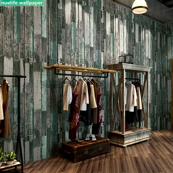 

Chinese style wood pattern bar cafe restaurant barber shop clothing store mall study living room bedroom children room wallpaper