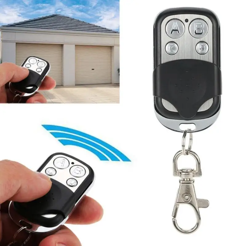 

Mini Copy Code 4 Channel Universal Remote Control Cloning Duplicator Key Transmitter 433 MHz Learning Garage Door Gate Opener