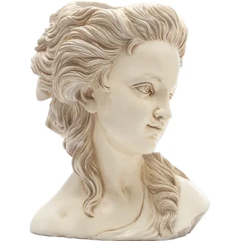 

European Creative Achillina Statue Flower Pot Resin Crafts Plant Pot Desktop Pot Living Room Home Decoration Accessories Modern