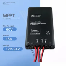 Tracer3906LPLI 15A MPPT Solar Charge Controller 12V/24V Auto Lithium Battery Solar Charge Regulator with Driver Programmed App