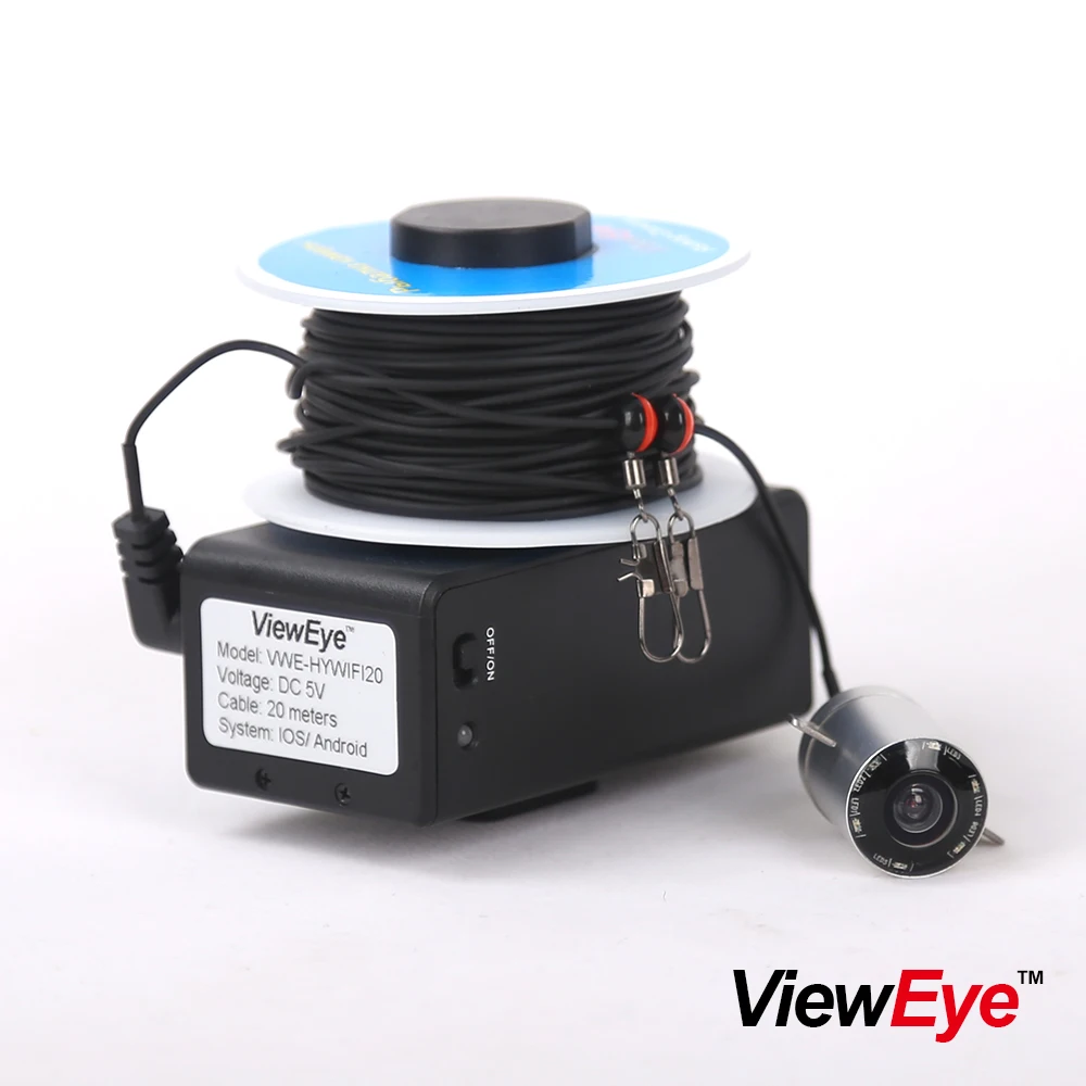 ViewEye оригинальная Wifi подводная Рыбацкая камера видео запись ночного видения