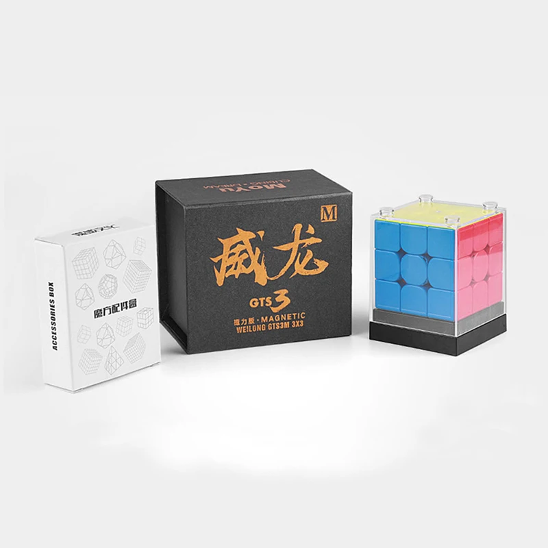 3x3x3 MoYu WeiLong GTS3 M Магнитный пазл magic gts3M gts 3 m магниты cubo magico профессиональные игрушки