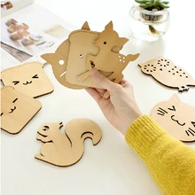 FG276 Творческий животных коврики и колодки дерева coaster изоляции коврик 8 шт./лот стол орнамент