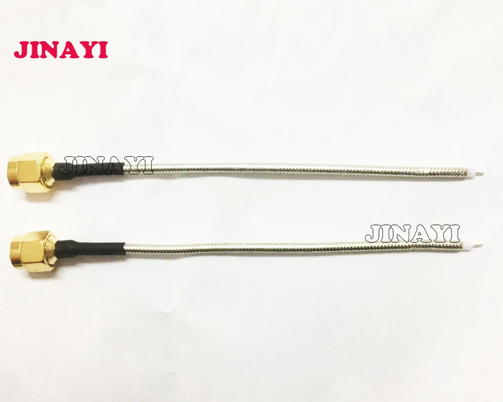 10pcs SMA Male Plug Single-end Connector pigtail RG405 cable 10cm 15cm 30cm