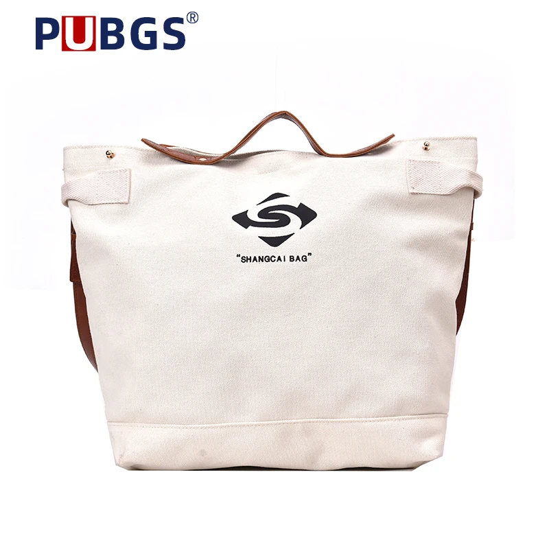 

Women's Shoulder Bag Handbag High Quality Canvas Fabric Fashion Trend Personality Printing Pattern Large Commuter PUBGS 2019 New