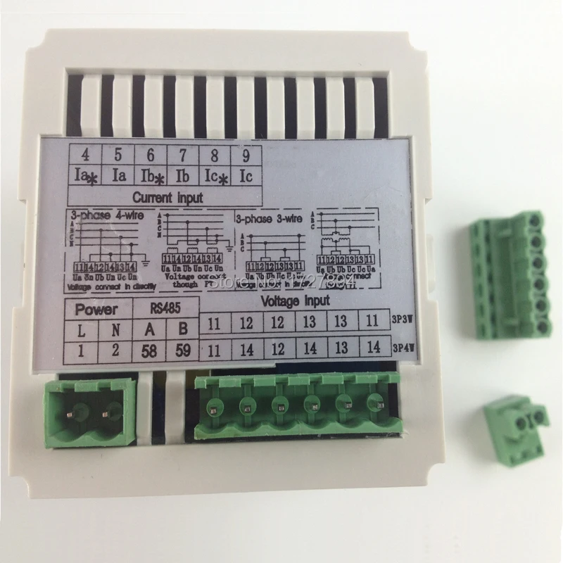 3 фазы Панель крепления вольтметр переменного тока, 0-450 V, 220 V питания цифровой измеритель, цифровой светодиодный дисплей V м