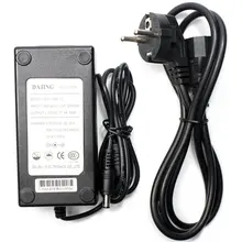Moinitor 12VDC 4A DC fuente de alimentación adaptador de Corriente para LCD 12 V fuente de alimentación