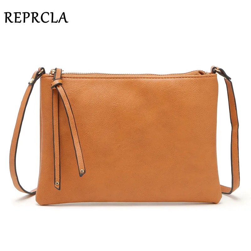 

REPRCLA 2018 Casual Crossbody Bags for Women PU Leather Messenger Bags Female Flap Handbag Shoulder Bag Women Clutch Purse