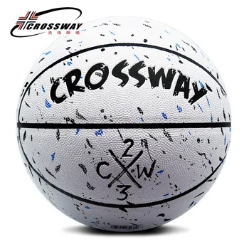 Лидер продаж, новый бренд, дешево, CROSSWAY L702, баскетбольный мяч, PU материал, Официальный Размер 7, баскетбольный мяч, бесплатная доставка, с сетчатой сумкой + иглой