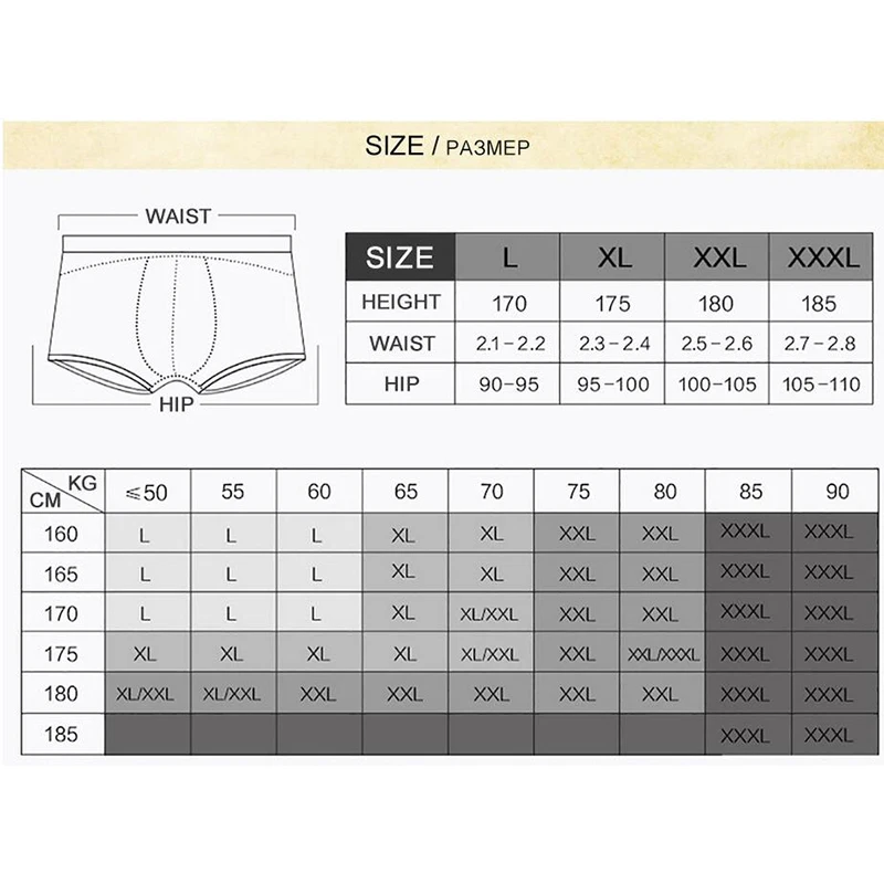 LANGSHA 3Pcs/Set Pure Cotton Boxer Mens Underwear Breathable Men Underpants Male Pure Men Panties Shorts Soft Boxer Shorts 4