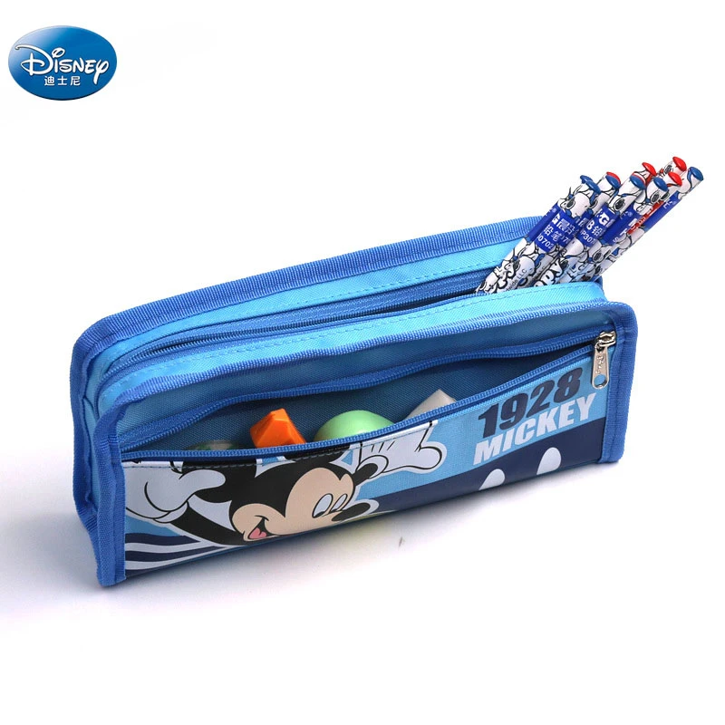 Estuche sencillo clásico de dibujos animados de Minnie, Mickey Mouse, estuche de gran capacidad de disney, de suministros para premio a los niños|Bolsas para lápices| - AliExpress
