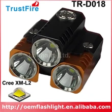TrustFire TR-D018 Источник света: 3 светодиода Cree XM-L2 U3 светодиодный 2300 люмен 4-режимный велосипед светильник с Батарея набор