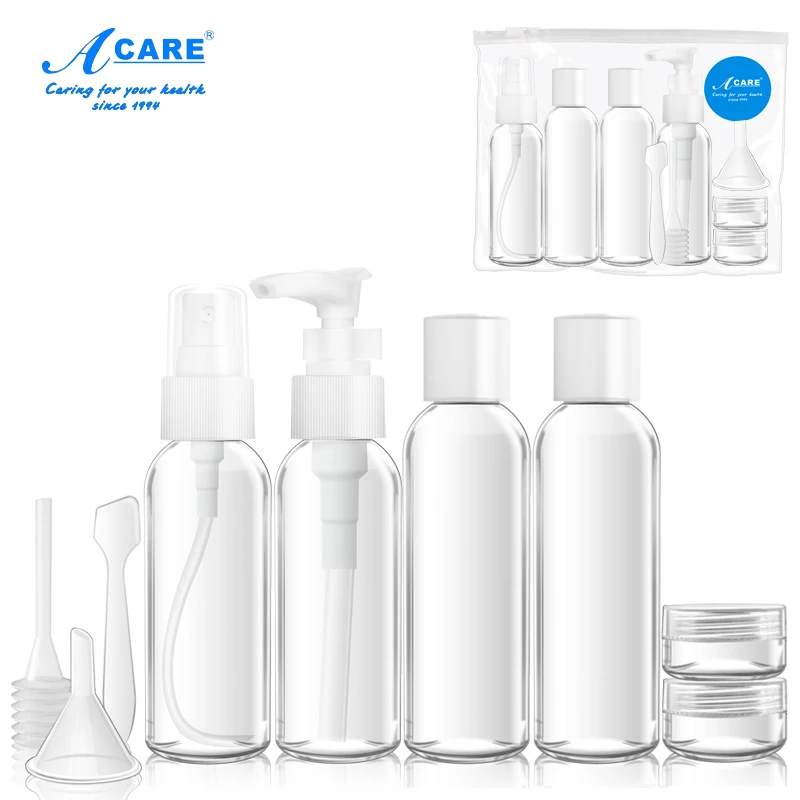 

Refillable Bottle Travel Bottles Set Package Cosmetics Bottles Plastic Pressing Spray Bottle Makeup Tools Kit For Vaporizer Tool
