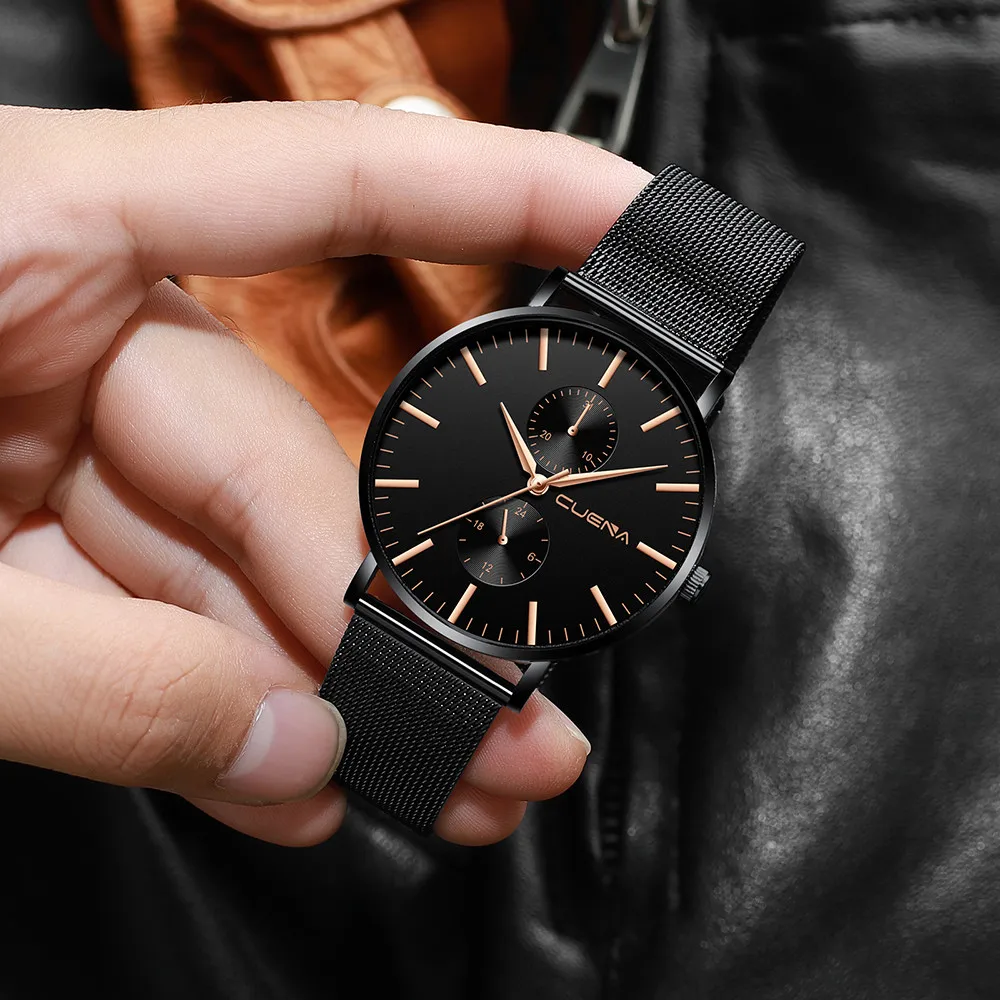 

Montre Homme Fashion Men's Watch Waterproof Wrist Watches Men Newest Quartz Watch Ultra Thin Dial Clock Men Relogio Masculino