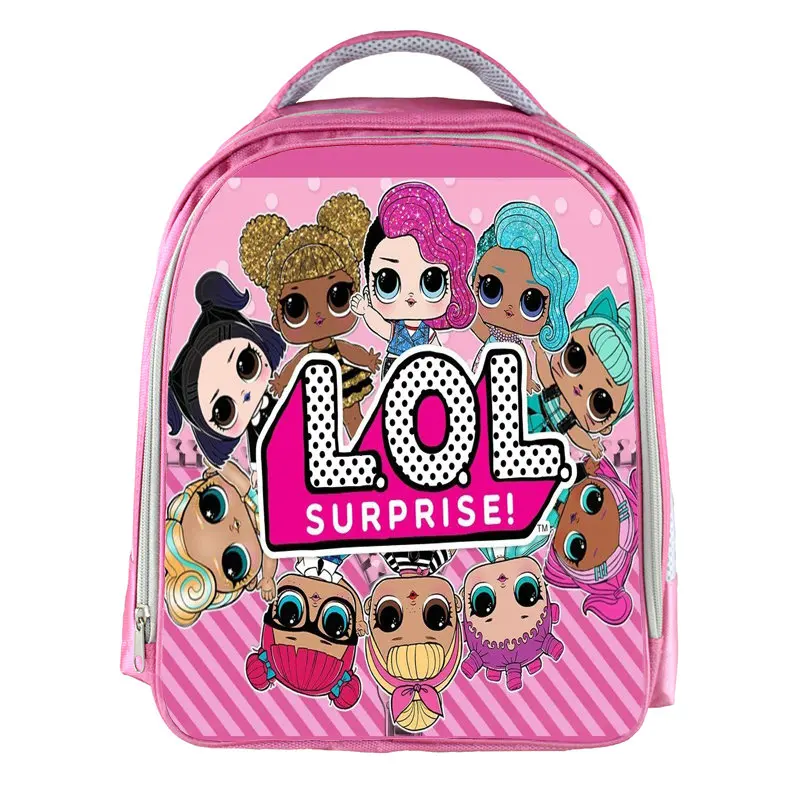 

LOL Dolls battle royale Schoolbag Lovely Character Backpack for Children Cartoon Printing School Bags Kids Mochila Infantil