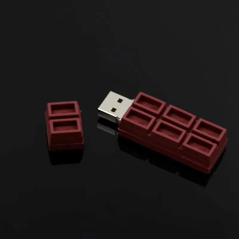 Флешка USB флешка usb 2,0 шоколадная флеш-память 4G 8 ГБ 16 г 32 г 6 4G ручка-накопитель Memory Stick Creative cute girl