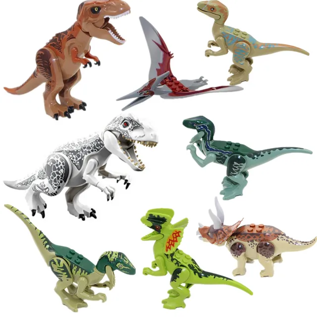8pcs super heroes dinosaur