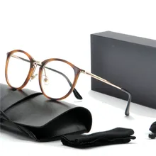 MINCL Сверхлегкий круглый Leopard Оптический оправа с прозрачными линзами розовый коричневый рецепт очки Рамки очки для близорукости NX