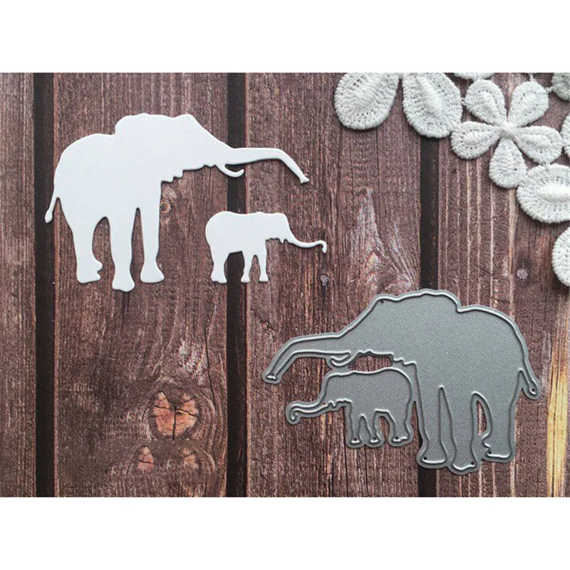 

YaMinSanNiO Elephant Animal Metal Cutting Dies New 2019 for Scrapbooking Card Making Embossing Stencil Diecut Paper Craft