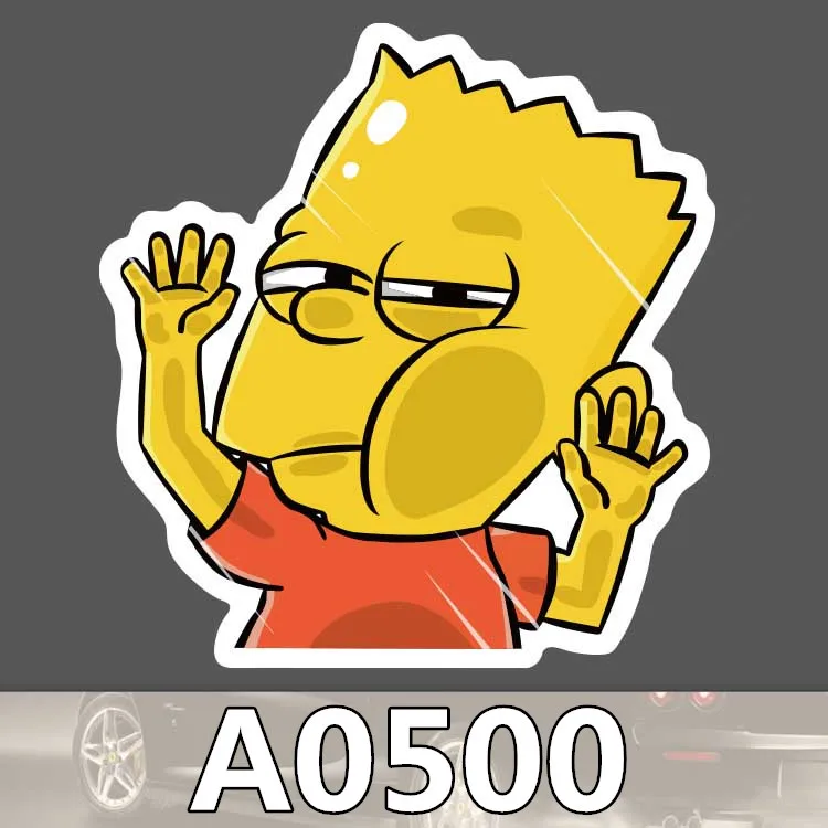 

Bevle A0498 Cartoon Car Styling Waterproof Sticker for Cars Laptop Luggage Skateboard Graffiti Cartoon Notebook Stickers