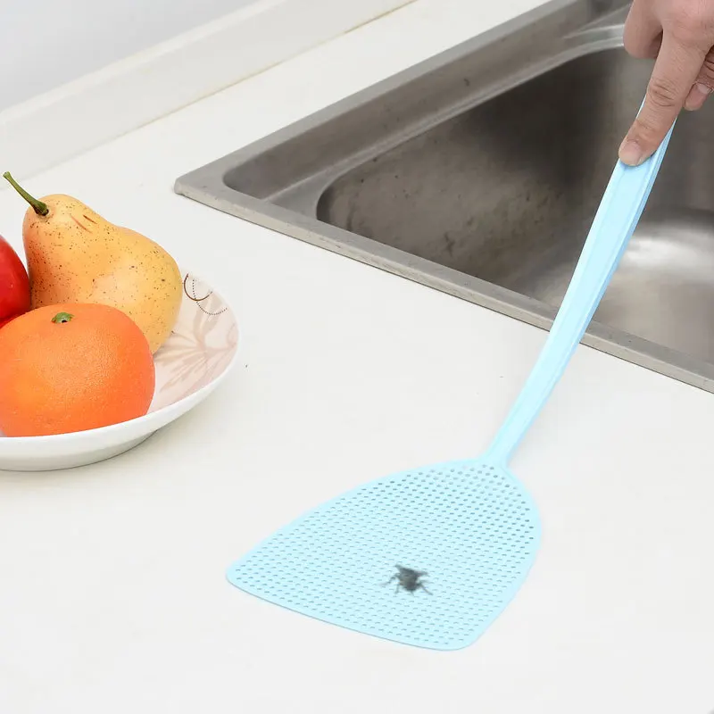

1PC Plastic Fly Swatter Beat Insect Flies Pat Slap Tool Home Anti-mosquito Shoot Fly Pest Control Fly Swatters