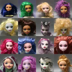 Горячая Распродажа мягкая пластиковая практика макияж учебная голова манекена для парикмахеров для Monster High кукла BJD кукла для отработки